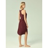 GYS Women’s Bamboo Viscose Cooling Racerback Tank Nightgown(Ficus Red)