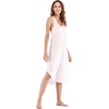 GYS Women’s Bamboo Viscose Cooling Racerback Tank Nightgown(Pink and White Stripe)