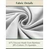 GYS Women’s Bamboo Viscose Lounge Pajama Shorts(Light Grey)