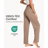 GYS Women’s Bamboo Viscose Pajama Pants, Soft Lightweight Lounge Bottoms(Camel)