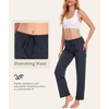 GYS Women’s Bamboo Viscose Pajama Pants, Soft Lightweight Lounge Bottoms(Midnight Blue)