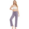 GYS Women’s Bamboo Viscose Pajama Pants, Soft Lightweight Lounge Bottoms(Violet)
