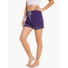 GYS Women’s Bamboo Viscose Pajama Shorts for Summer(Purple)