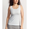 GYS Womens Bamboo Viscose Ribbed Summer Tank Tops(Breezy Blue)