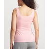GYS Womens Bamboo Viscose Ribbed Summer Tank Tops(Pink)