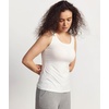 GYS Womens Bamboo Viscose Ribbed Summer Tank Tops(White)