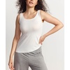 GYS Womens Bamboo Viscose Ribbed Summer Tank Tops(White)