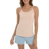 GYS Bamboo Viscose Camisole Tops for Women Undershirt Layering Tank Top(Beige)