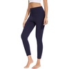 GYS Bamboo Viscose Leggings for Women, Ultra-Soft Yoga Pants(Navy)