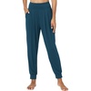 GYS Bamboo Viscose Women Joggers Pajama Pants(Lake Blue)