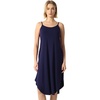 GYS Bamboo Viscose Women Sleeveless Nightgown, Spaghetti Strap Sleep Dress(Navy)