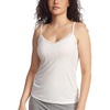 GYS Bamboo Viscose Women’s Camisole Pajama Top, Cooling Spaghetti Strap Top(White)