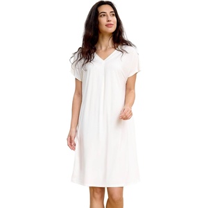 GYS Women’s Bamboo Viscose Cooling Nightgown(White)