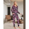 GYS Women’s Bamboo Viscose Pajama Set, Wide Waistband Cooling(Magnolia)