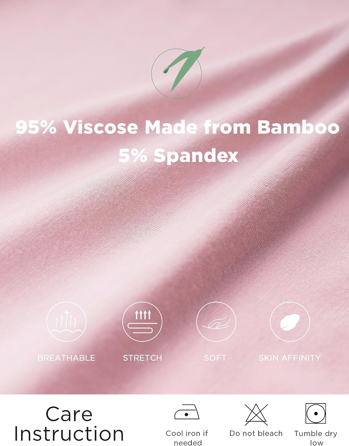 image:imageGYS Womens Bamboo Viscose Cooling Tank NightgownsPink