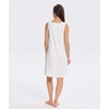 GYS Cooling Bamboo Viscose Nightgowns for Women(Lavender Stripes)