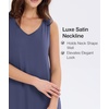 GYS Cooling Bamboo Viscose Nightgowns for Women(Navy)
