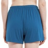 GYS Women’s Bamboo Viscose Cooling High Waisted Pajama Shorts(Blue)