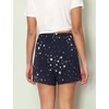 GYS Women’s Bamboo Viscose Cooling High Waisted Pajama Shorts(Blue Stars)