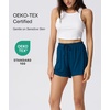 GYS Women’s Bamboo Viscose Cooling High Waisted Pajama Shorts(Ink Blue)