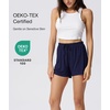 GYS Women’s Bamboo Viscose Cooling High Waisted Pajama Shorts(Navy)