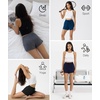 GYS Women’s Bamboo Viscose Cooling High Waisted Pajama Shorts(Teal Blue)