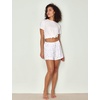 GYS Women’s Bamboo Viscose Cooling High Waisted Pajama Shorts(White Stars)