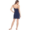 GYS Women’s Bamboo Viscose Full Slips for Under Dresses Cami Slip Dress(B- Navy)
