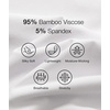 GYS Women’s Bamboo Viscose Full Slips for Under Dresses Cami Slip Dress(B- White)