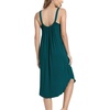 GYS Women’s Bamboo Viscose Pleated Sleeveless Nightgown(Deep Green)