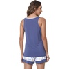 GYS Bamboo Viscose Tank Pajamas for Women Cooling Pjs Set for Hot Flashes(B- Indigo Blue)