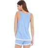 GYS Bamboo Viscose Tank Pajamas for Women Cooling Pjs Set for Hot Flashes(Sky Blue)