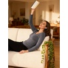 GYS Bamboo Viscose Women’s Pajama Tops, V-Neck Long Sleeve Base Layer Tees(V Neck-grey)