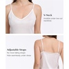 GYS Full Slip for Women Under Dress Non Cling Cami Slip Dress(White)