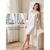GYS Full Slip for Women Under Dress Non Cling Cami Slip Dress(White)