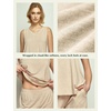 GYS Women’s Bamboo Viscose Cooling Tank Pajama Set(Corn Yellow)