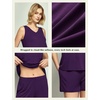 GYS Women’s Bamboo Viscose Cooling Tank Pajama Set(Deep Purple)