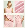 GYS Women’s Bamboo Viscose Cooling Tank Pajama Set(Pink)