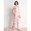 GYS Women’s Bamboo Viscose Cooling U Neck Tank Pajama Set(Peony)