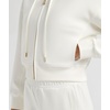 GYS Women’s Full Zip Up Hoodie, Fashion Cropped Jackets, White, Small