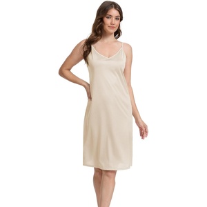 GYS Full Slip for Women Under Dress Non Cling Cami Slip Dress(Beige)