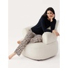 GYS Bamboo Viscose Pajama Sets for Women, Ultra-Soft Long Sleeve Sleepwear(Black/Leopard)