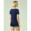 GYS Bamboo Viscose Pajamas for Women Cooling Sleepwear(B- Navy)