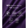 GYS Bamboo Viscose Pajamas for Women Cooling Sleepwear(B- Purple)