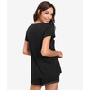 GYS Bamboo Viscose Pajamas for Women Cooling Sleepwear(Black)