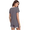 GYS Bamboo Viscose Pajamas for Women Cooling Sleepwear(Dark Grey)