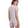 GYS Bamboo Viscose Pajamas for Women Cooling Sleepwear(Light Grey)