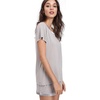 GYS Bamboo Viscose Pajamas for Women Cooling Sleepwear(Light Grey)