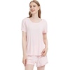 GYS Bamboo Viscose Pajamas for Women Cooling Sleepwear(Pink)