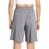GYS Women’s Bamboo Viscose Bermuda Pajama Shorts, Cooling with Pockets(Heather Grey)